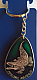 Salt Water Croc  key ring  made of the highest quality pewter great detail 3 D