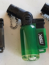 MRKZico jet flame lighter gas refillable new style mini Torch Green