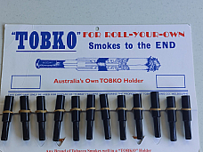 Wholesale TOBKO 12 x  Roll your own holders smokes to the end metal insert
