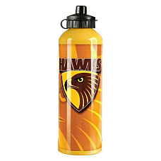 Hawthorn Hawks AFL Footy Aluminium Drink Bottle 750 ML fast shipping