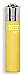 Clipper super lighter gas refillable , Micro soft touch yellow