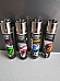 Clipper  4 Skull Helmets Refillable Lighters  collectable set of 4+ bonus