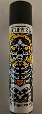 Clipper super gas refillable limited edition rare collectable Russian skull dol