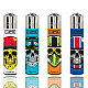 Clipper super lighter gas refillable collectable,set of 8 most reliable lighter