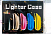 BIC  lighter cases  X4  complete with lighters metallic colours assorted