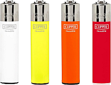 Clipper Lighters Solid Colors (6 Pack) comes with a Clipper Brio lighter bonus