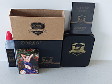 Zorro high quality oil lighter gift set with oil refill Lady collectable