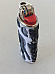 Bic Lighter case Rubberised Metal Complete With Bic Lighter Unique Pattern