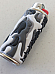 Bic Lighter case Rubberised Metal Complete With Bic Lighter Unique Pattern