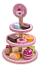 DESSERT STAND TKC297  Rec. Age: 3 Years +wooden set