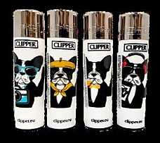 Clipper super lighter gas refillable collectable,set of 4 most reliable lighter