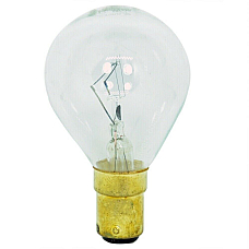 4 x 25W Clear Fancy Round Light Globes Bulbs Lamps B15 Small Bayonet Cap SBC