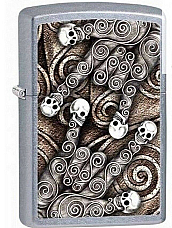 Genuine ZIPPO 28869 HANG LOOSE SKULLS