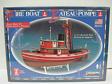 Lindberg 77226 Joseph E. Petit FDNY NYC Fire Department Desk Boat 1/72 Model Kit