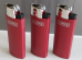 Clipper super lighter  BRIO micro  3 solid metallic red hi tech great quality