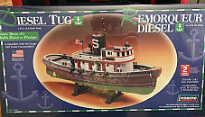 Lindberg Diesel Tug Model Kit 77221 New In Box NIB Sealed