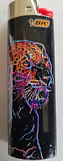 Bic lighter, maxi unique pattern Collectable Cheetah