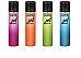 clipper lighters  Jet flame metallic gradi set of 4  WINDPROOF Adjustable flame