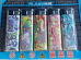 new large gas refillable electronic Mode Pattern lighters x 5 nor Flame Adjustab