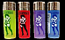 Clipper super lighter gas refillable collectable,set of 4  most reliable lighter