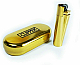 Clipper limited edition Shine/Matt  gold, genuine product 2 year warranty flint