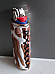 Bic Lighter case Rubberised Metal Complete With Bic Lighter Unique Pattern