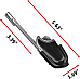 CRI Jet flame mini flexible head metal lighter