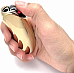 Curved Lighter Case Cover Holder for Large bic lighter comes with lighter Gold