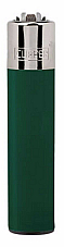 Clipper super lighter gas refillable collectable, solid green