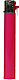slimline gas refillable normal flame solid colour lighter pink