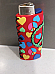 Brio Clipper lighter  complete with rubberised  soft touch case Colourful Hearts