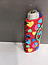 Brio Clipper lighter  complete with rubberised  soft touch case Colourful Hearts