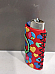 Brio Clipper lighter  complete with rubberised  soft touch case Colourful Hearts