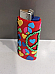 Brio Clipper lighter  complete with rubberised  soft touch case Colourful Hearts