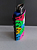 Brio Clipper lighter  complete with rubberised  soft touch case Colourful Skulls