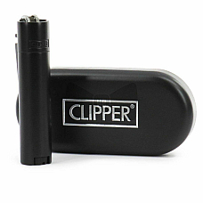 clipper lighter matt black normal flame, genuine product 2 year warranty