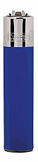 Clipper super lighter gas refillable collectable,solid colour blue micro size