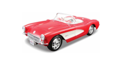 Assembly Line 1957 Chevrolet Corvette Roadster Red scale 1:24 model car diecast