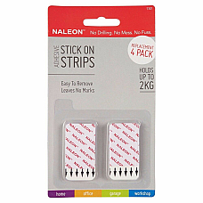 NEW Naleon Adhesive Stick On Strips Small 4 Pack