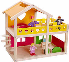 HAPPY VILLA Dolls house wooden TKB855  Rec. Age: 3 Years +