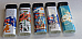 5 large lighter set collectable electronic gas refillable  highest quality AUSTR