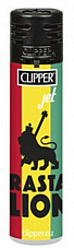 clipper lighter New Jet flame Rasta Lion  genuine product Rare Collectable