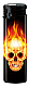 Zico LIGHTER  GAS REFILLABLE skull (no.3)   New release  limited edition X 2 plu