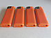 4xlarge  Electronic Lighters gas refillable adjustable flame solid colour Orange