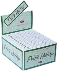 Pure Hemp Classic King size rolling papers 33 leaves per booklet 50 pack per box