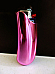 Pink Curved Lighter Case  for Large bic lighter comes  complete with lighter