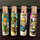 Clipper super lighter gas refillable collectable,set of four Clipper man