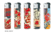 LIGHTERS ELECTRONIC GAS REFILLABLE retro collectable set of 5