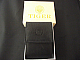 Tiger cigarette case black soft leather comes with gas refillable lighter