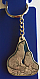 Fur Seals key ring  made of the highest quality pewter great detail 3 D